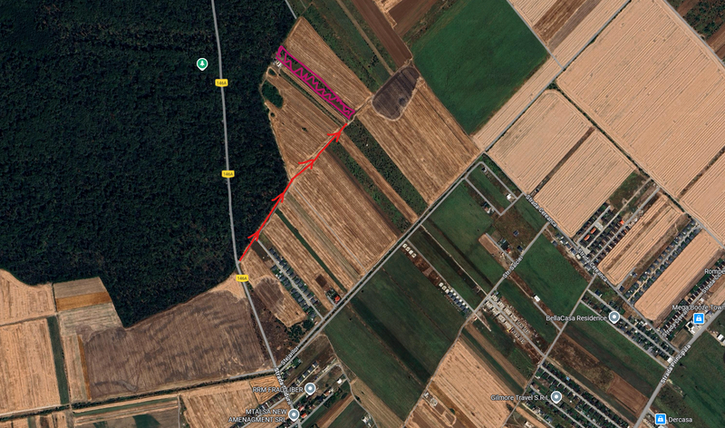 Sabareni, teren intravilan construibil, vecin cu padurea Sabareni